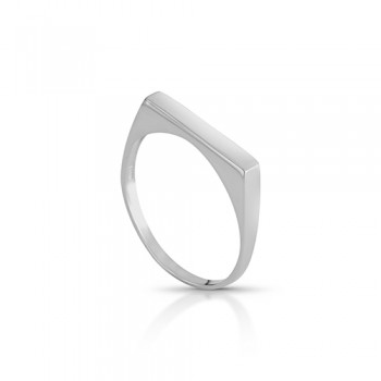 Anel fino reto, prata. 3409150