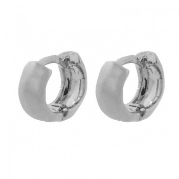 Brinco argola pequena lisa. 2.5mm, prata. 350259