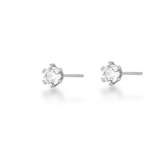 Brinco segundo furo zirconia cristal. 3520430